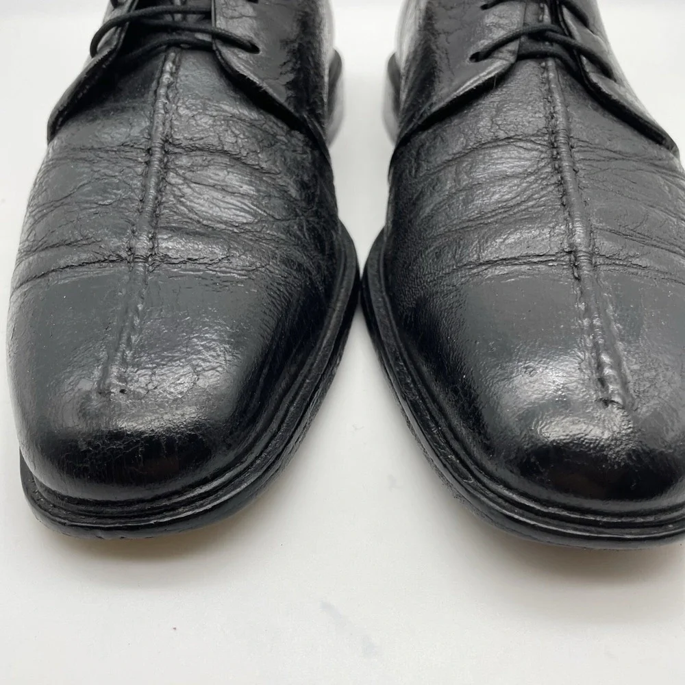 Cole Haan Beckett Black‎ Pebbled Leather Oxford Dress Shoes Mens Sz 10 C06399